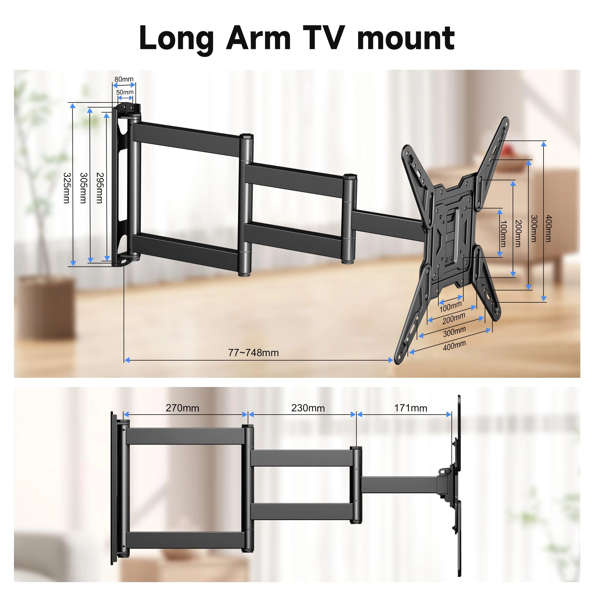 TV Wall Mount - 45kg 23-65 Inch