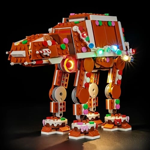 YEABRICKS LED Light for LEGO 40806 star wars Gingerbread ATAT Walker - warm white USB powered