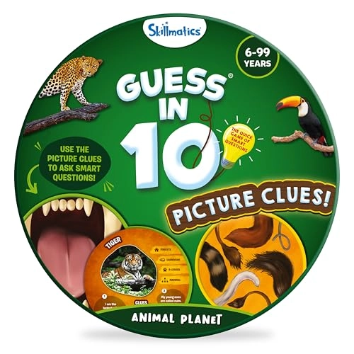 Guess in 10 Picture Clues - Card Game Animals