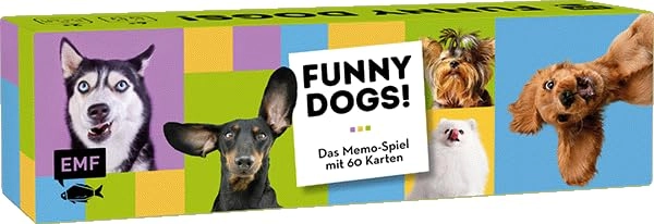 Memo-Spiel: Funny dogs! (German)