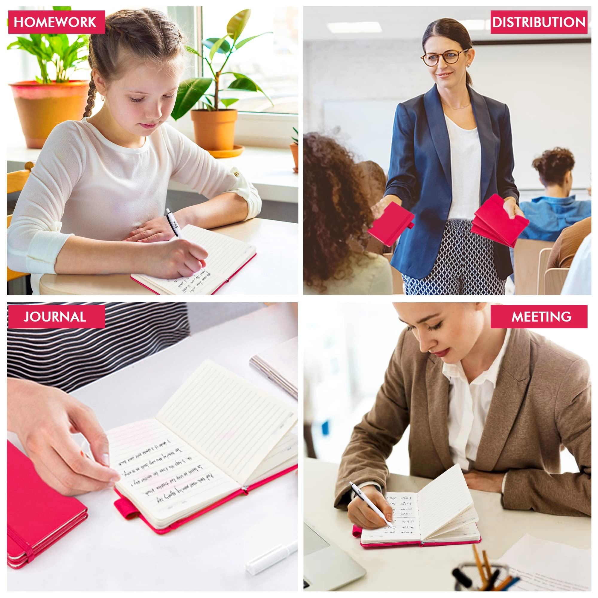 Pocket Notebook A6 Hardcover - Lined 56 Sheets