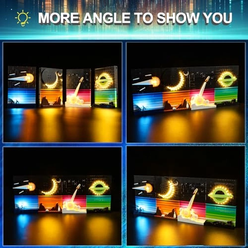 LED Light Kit for LEGO 21340 Tales of The Space Age Set - Plastic