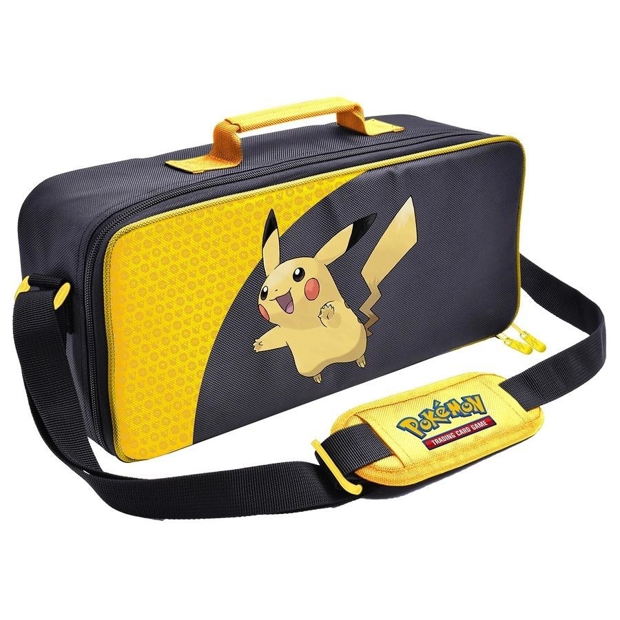 Ultra PRO Pikachu Deluxe Gaming Trove - 15 in. horizontal Adjustable strap up to 60 in.