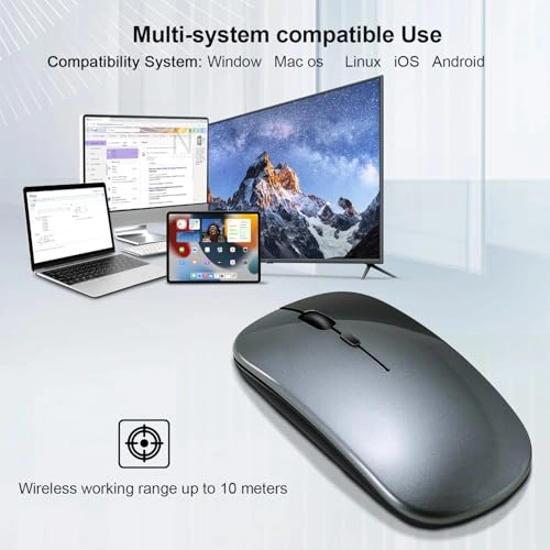 Rechargeable Wireless Mouse - Bluetooth