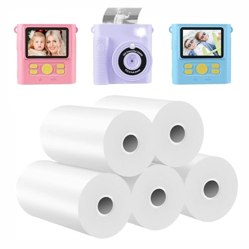 Kids Camera Printing Paper - 5 Rolls