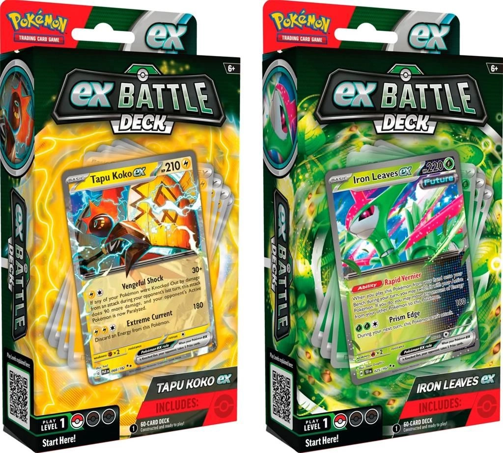 Tapu Koko ex - Battle Deck 3x + Iron Leaves ex - Battle Deck 3x