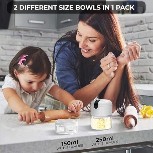 Mini Garlic Chopper - 250ML 45 watts