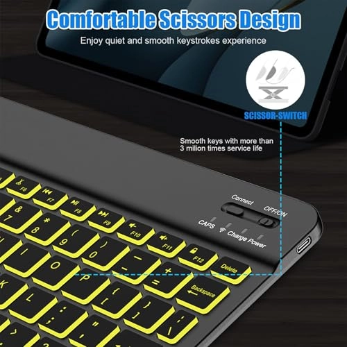 Backlit Bluetooth Keyboard - Wireless