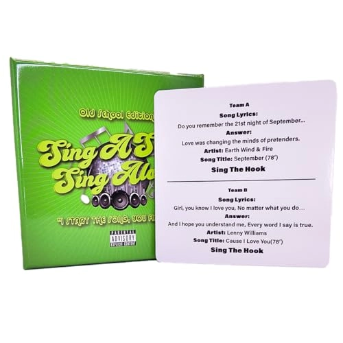 Sing A Song Sing Along - English 17 years and up 60 cards