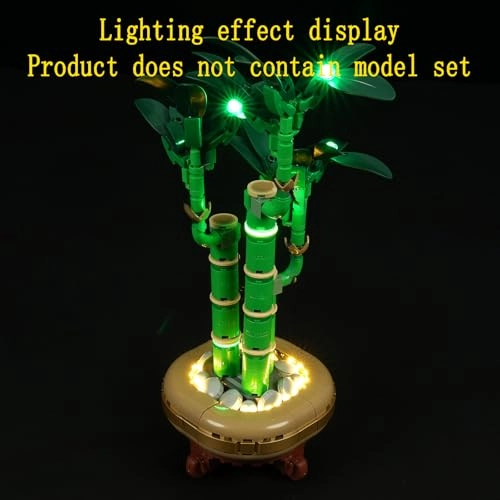 LED Light Kit for LEGO Lucky Bamboo Building Blocks 10344 - Plastic 1 4.5-5V