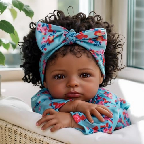 Reborn Baby Doll - 18Inch Black Ages 3+