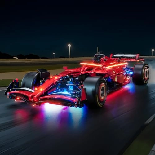 Brickshining LED Lighting Kit (42207) - Compatible with Ferrari SF24 F1 Car ABS