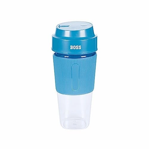 BOSS USB Portable Blender Bottle - USB Rechargeable Portable Blue