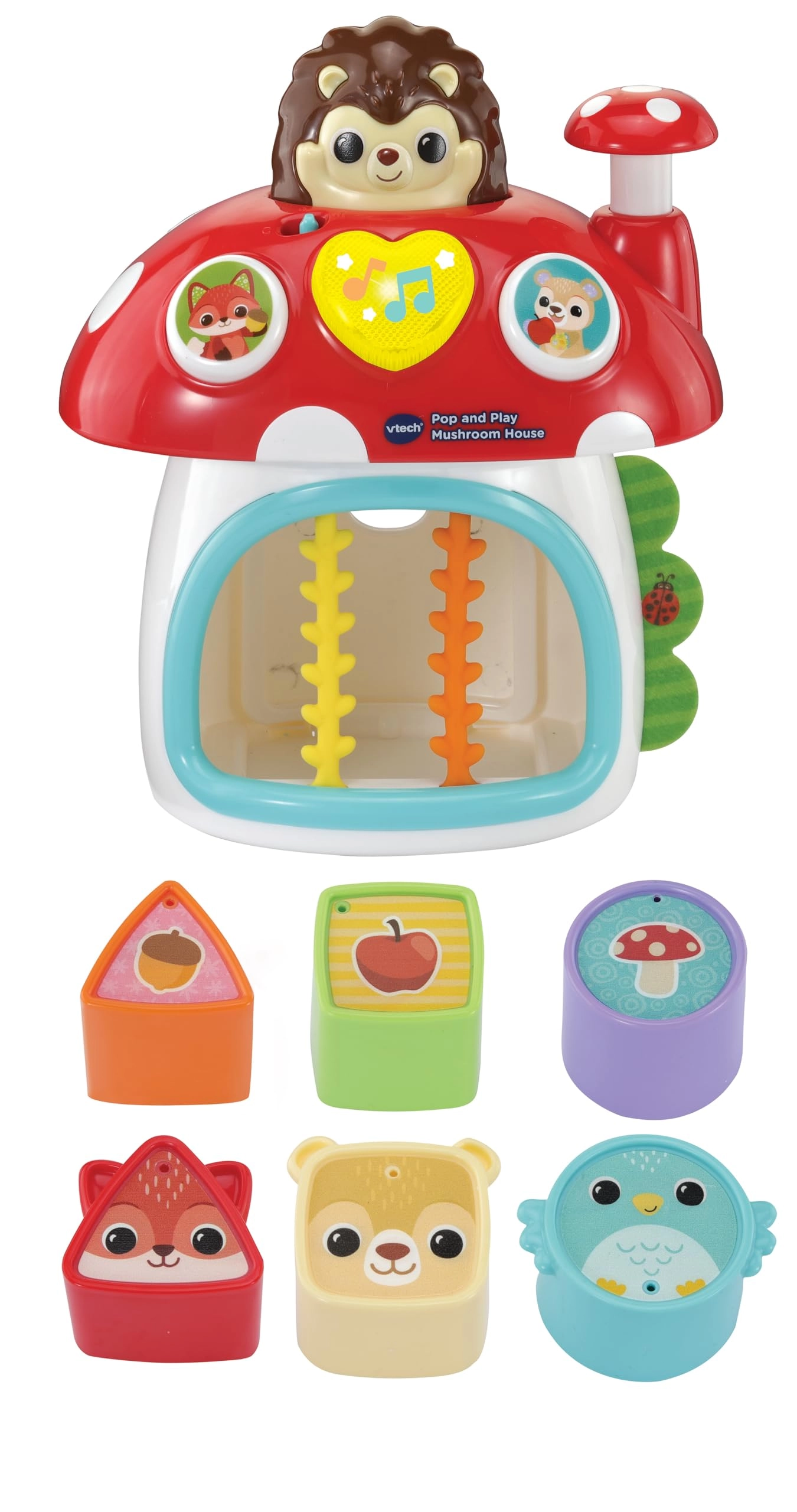 VTech Electronics Europe plc Pop and Play Mushroom House - 9-36 months 6 pieces