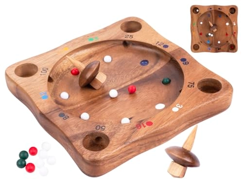 350490 - Wooden Zipline Wheel Game of Chance