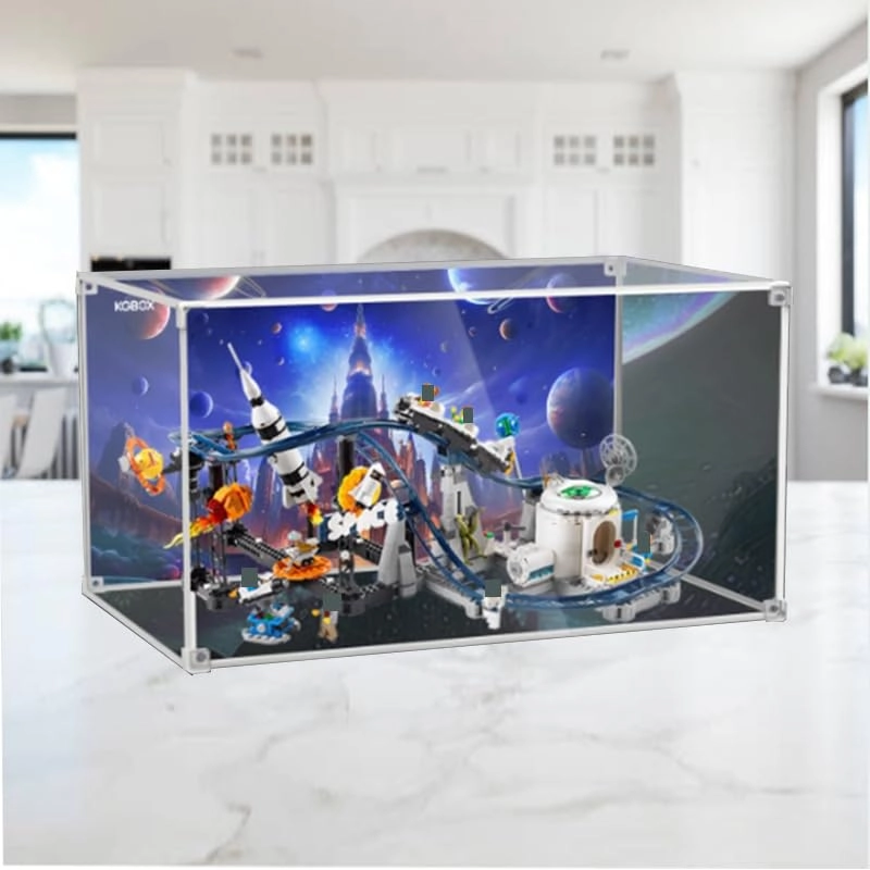 Clear Acrylic Display Case - 31142 60x35x35cm