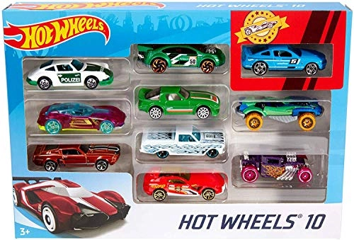Hot Wheels Plastic Vehicles - 10pcs