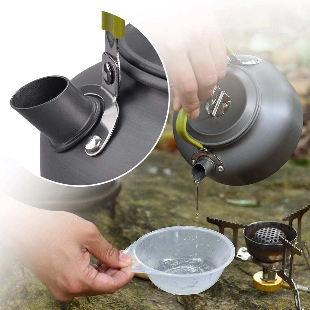 Camping Cookware Mess Kit - 9 pieces