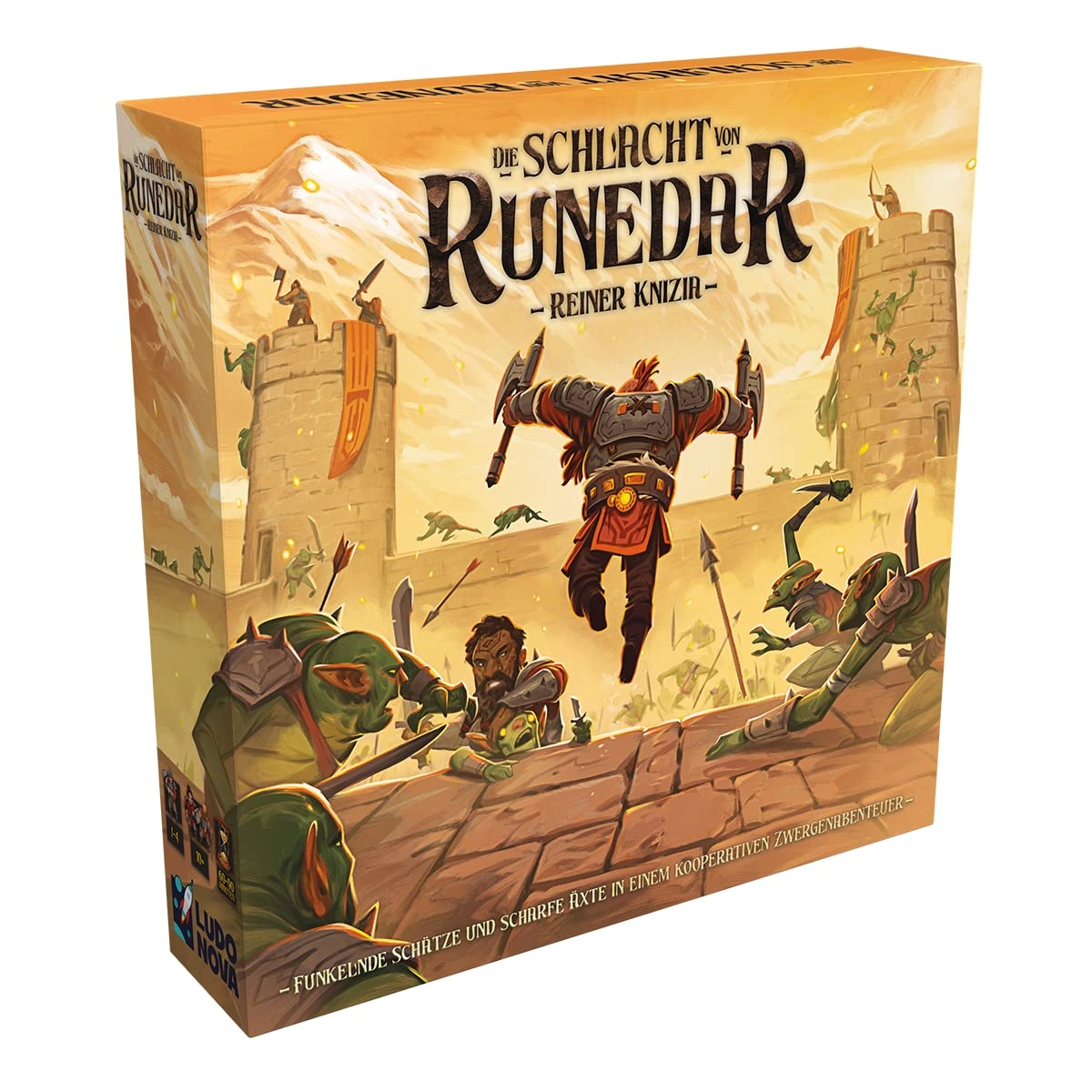 Asmodee The Battle of Runedar: Connoisseur - Strategy Game (German)