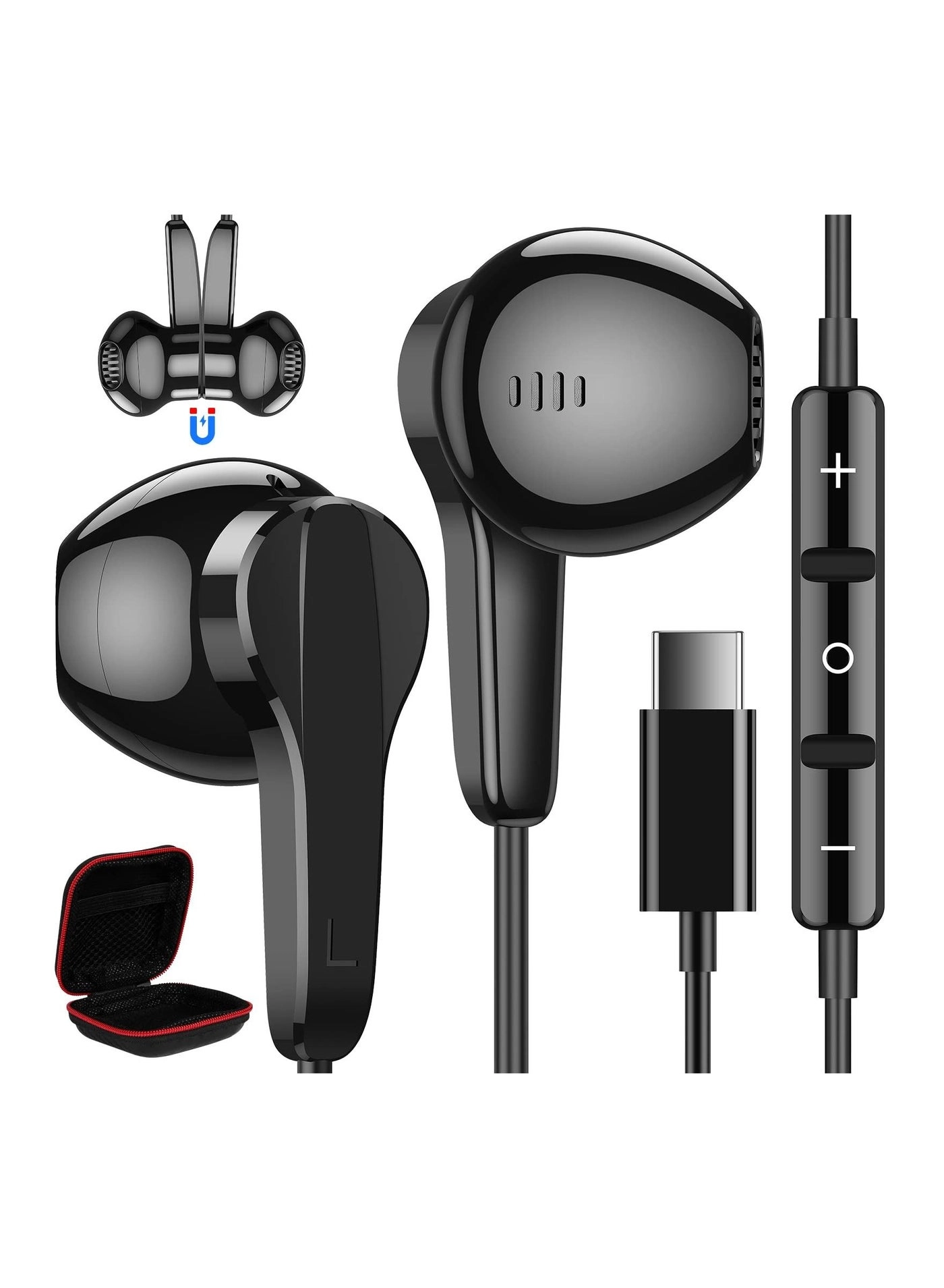 USB C Headphones Wired Earbud