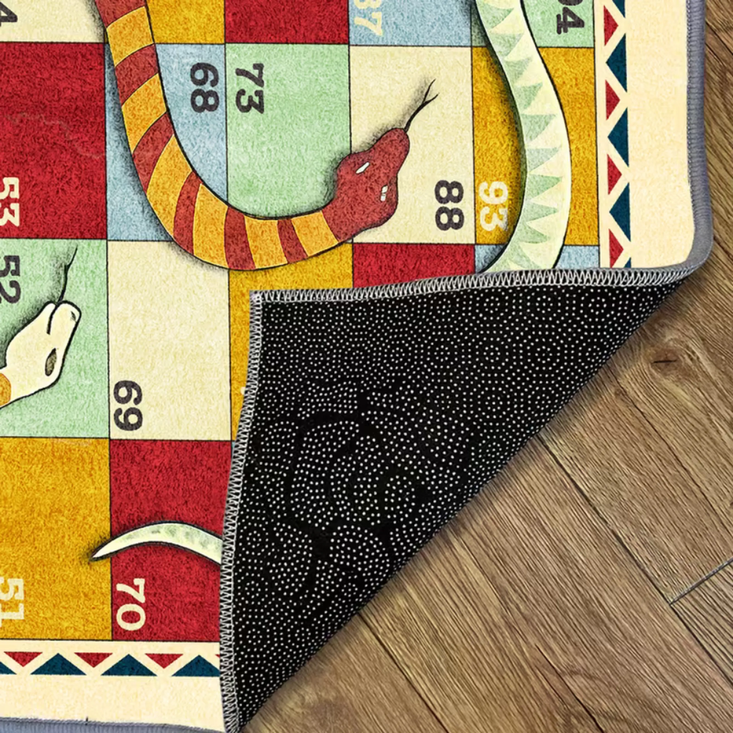 Snakes and Ladders Cushion Play Mat - Snakes and Ladders 0 month