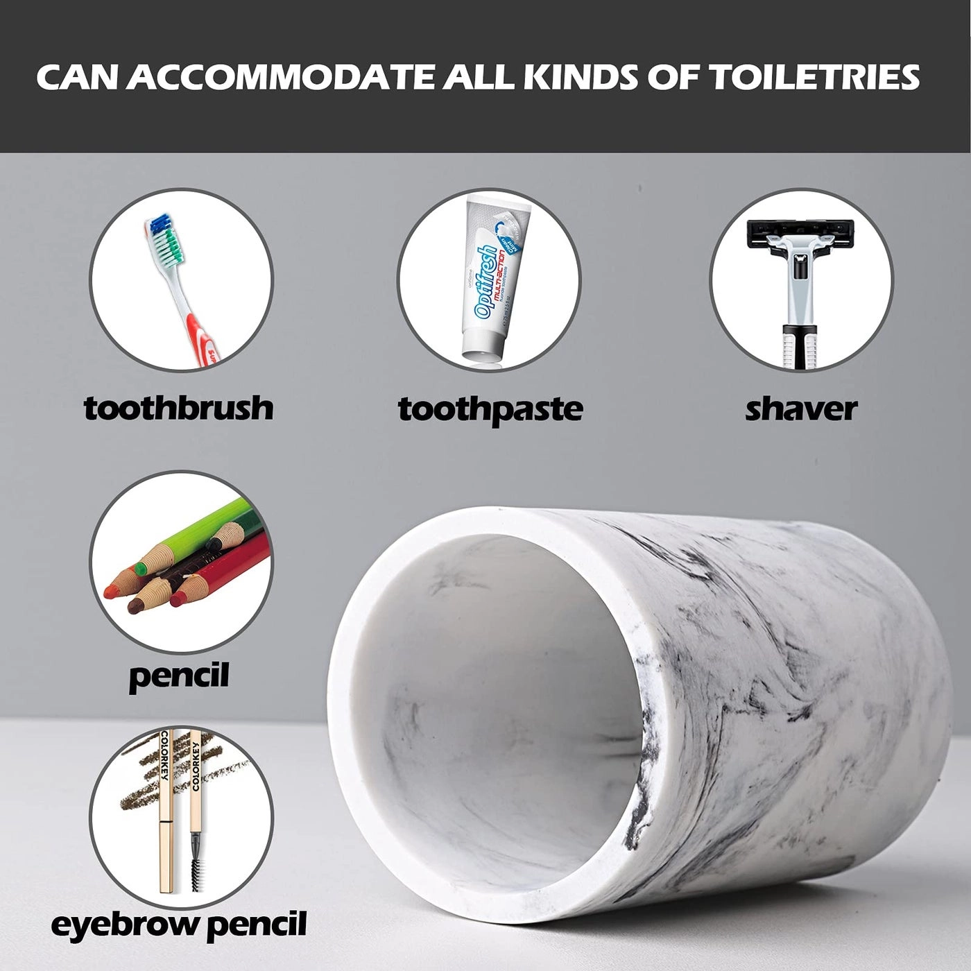 Toothbrush Holder - three slots Bathroom