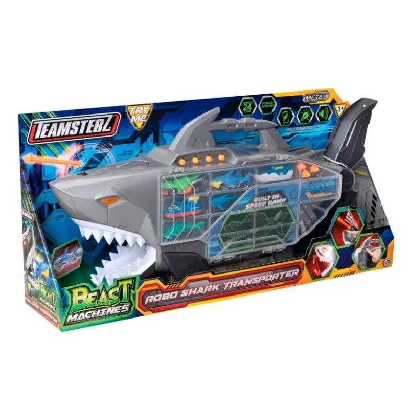 Teamsterz Beast Machines transporter Robo shark