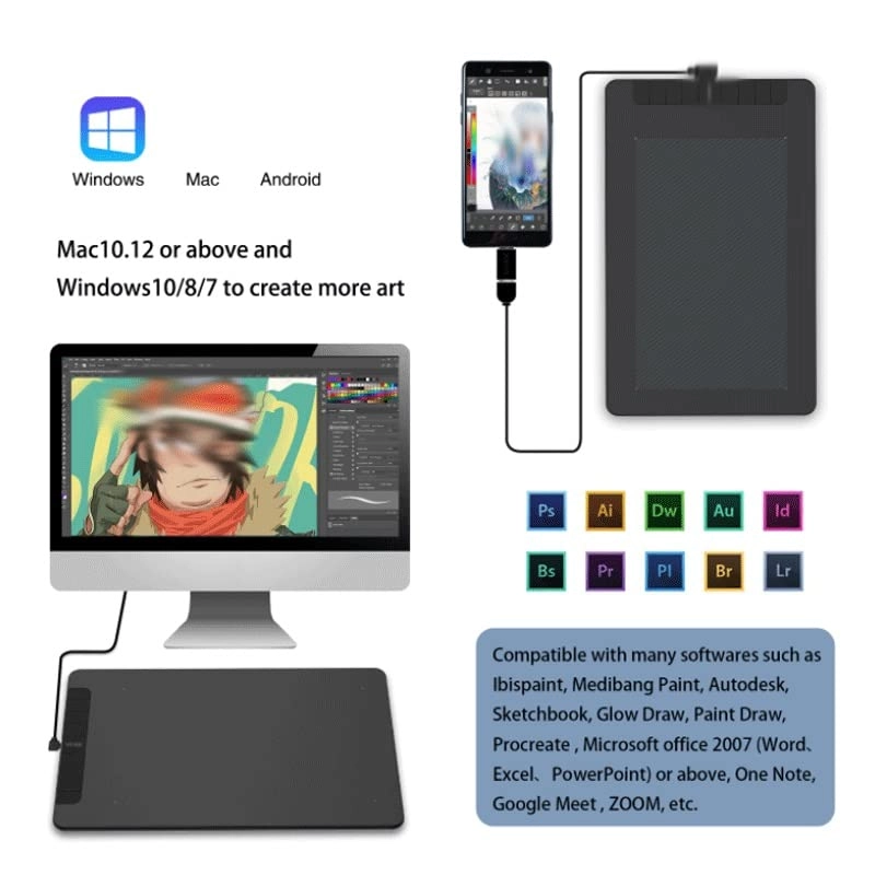 VK1060 - 10x6 inch 8192 Levels