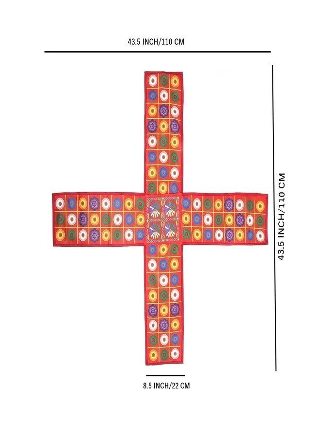 Ancient Traditional Indian Ludo Board Play Mat - Mahabharata