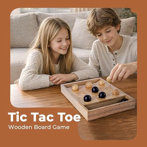 Tic Tac Toe - Wooden 12 Inch