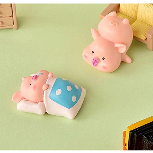 Cute Pig Ornaments - Resin Set