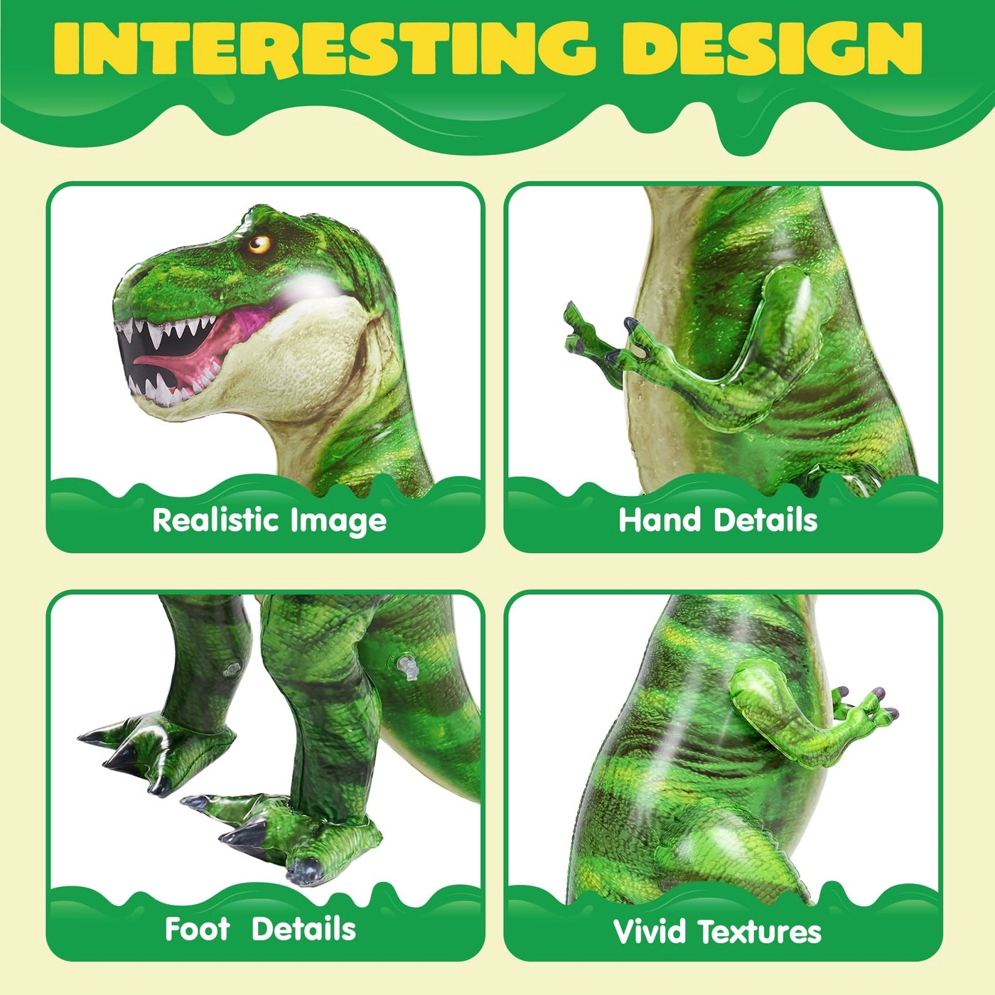 T-Rex Dinosaur Inflatable - 37”
