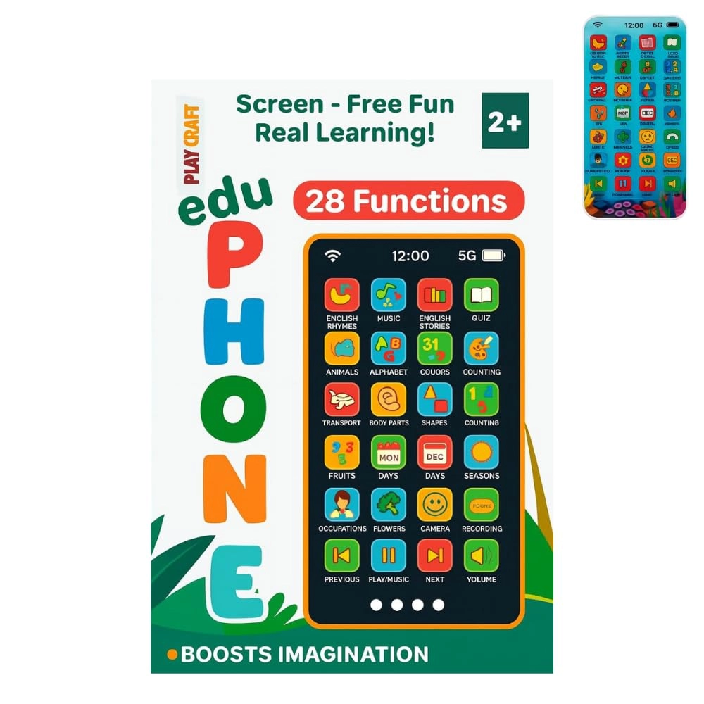 Spreading Smiles International Pvt. Ltd. Cluttch Play Alphabet Mobile Phone - 1 years+