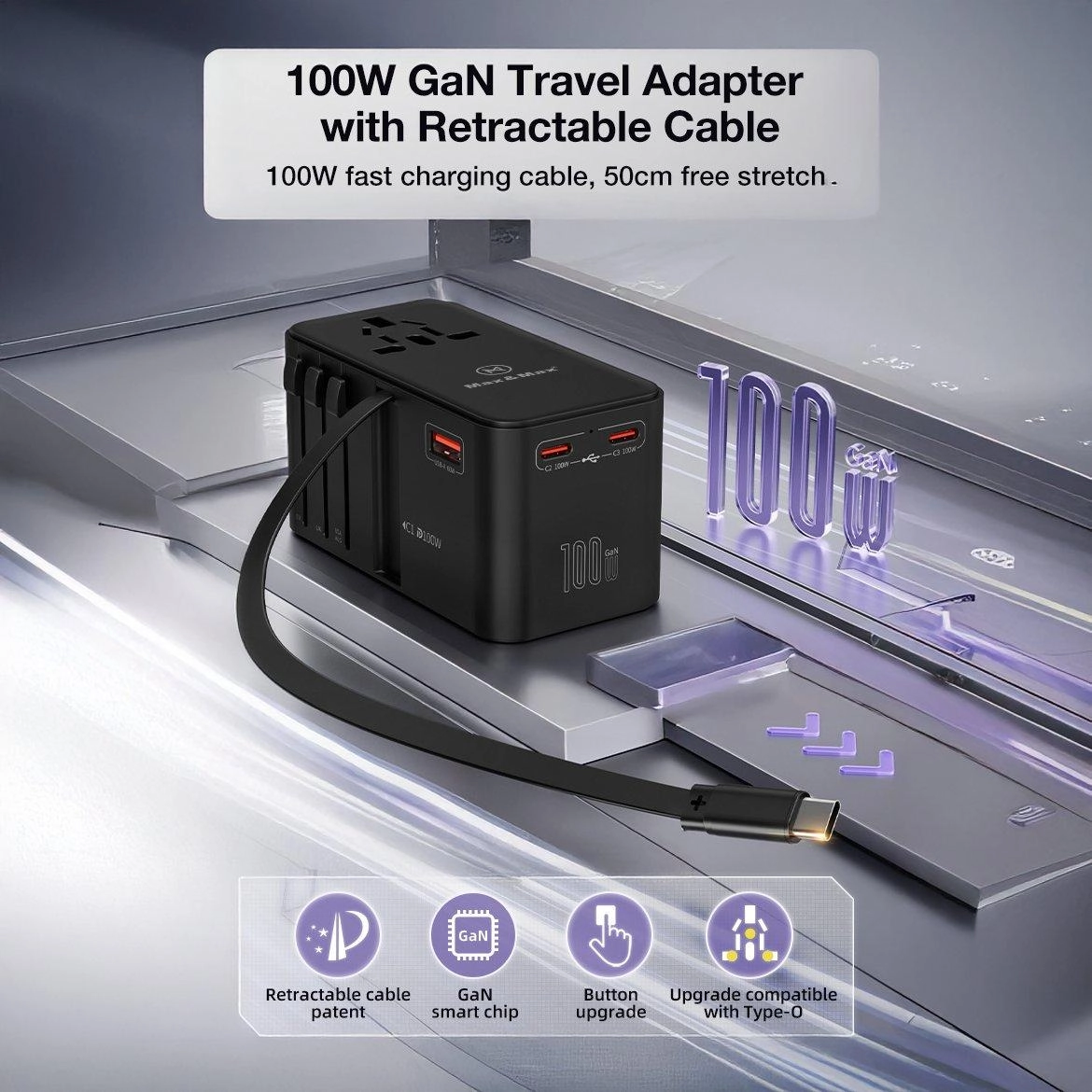Universal Travel Adapter - 100W