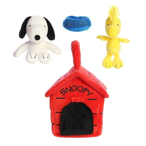 Snoopys Dog House Playset - 7 Inches Multicolor