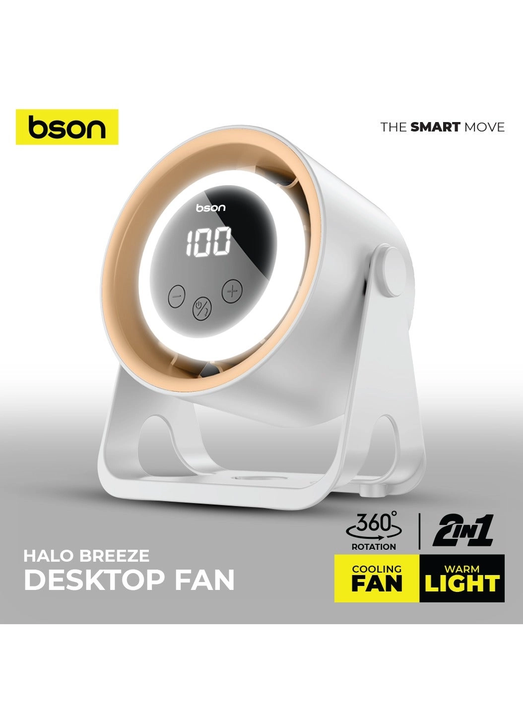 Halo Breeze - Wall Mounted Hanging Desktop