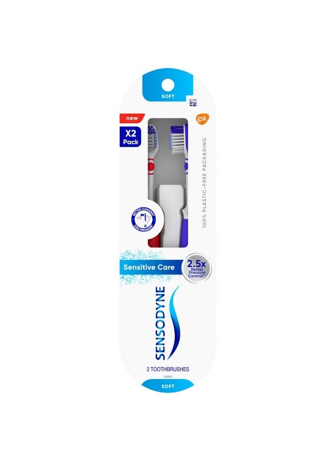 Sensitive Care Toothbrush - Soft 2-Piece Pack