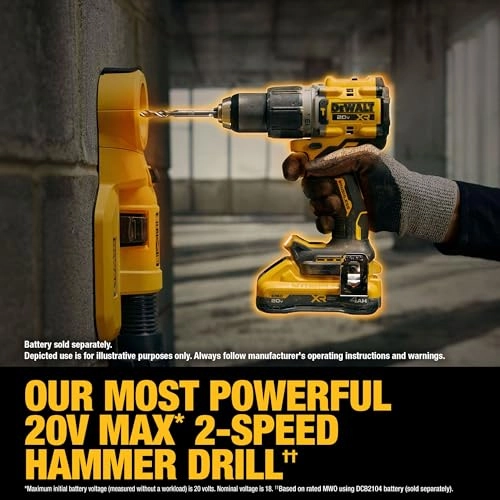 DCD806B - 20V Brushless 1/2" Hammer Drill