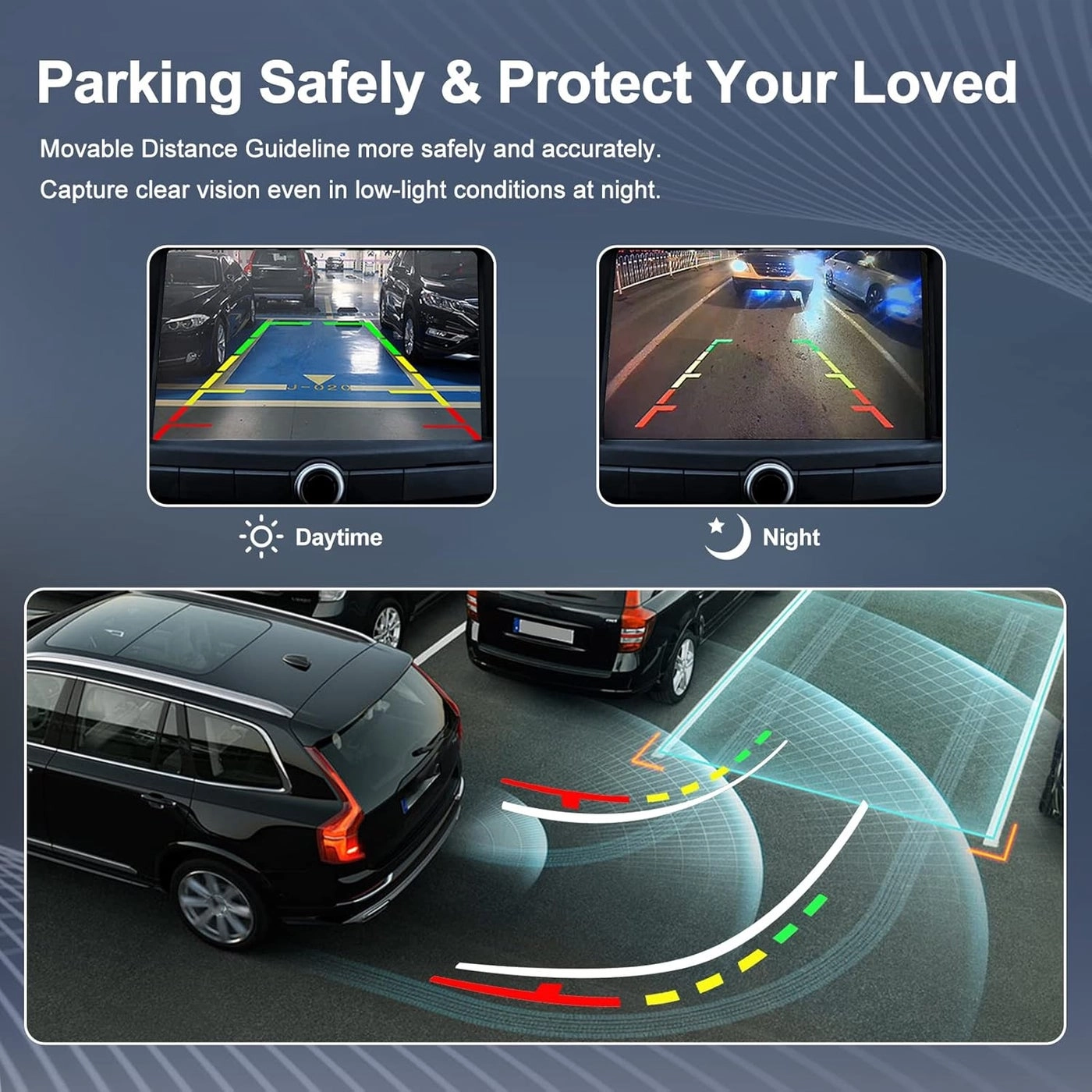 Rear View Backup Camera - Night Vision Plug and Play