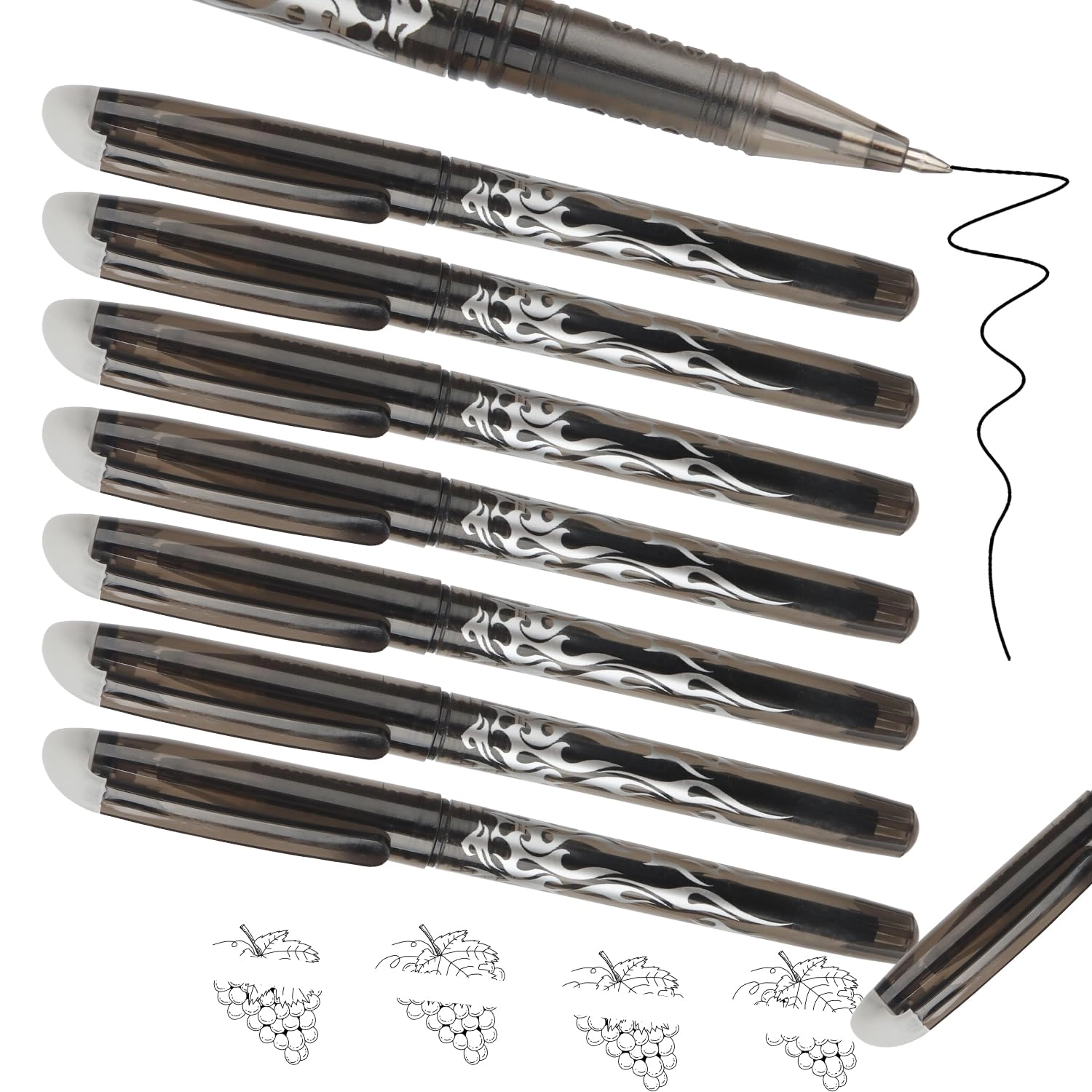 Erasable Gel Pens - 7PCS 0.5mm