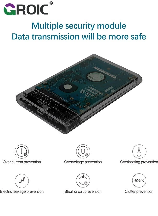 Hard Drive Enclosure - USB 3.1 Gen 1 SATA III 2.5 inch