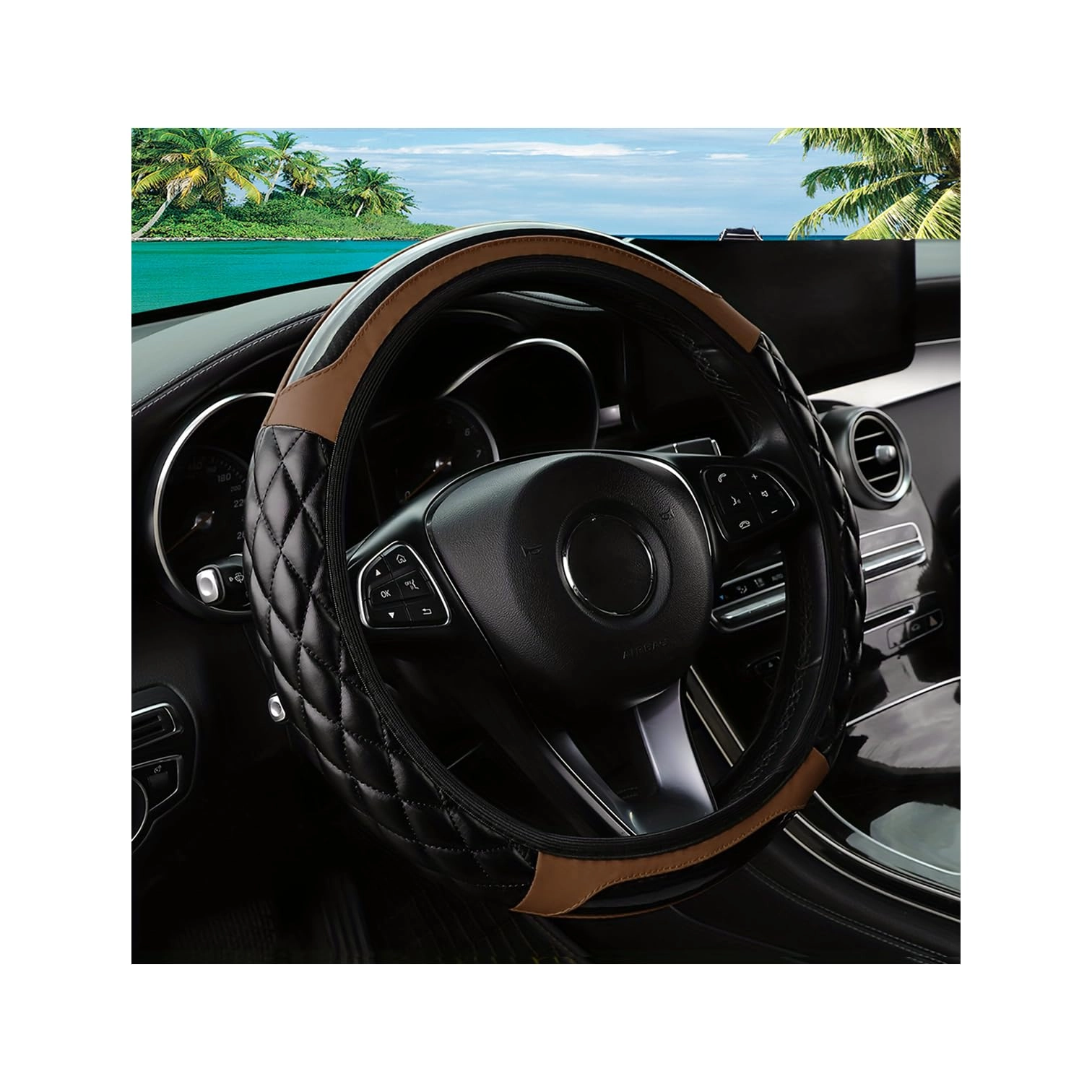 Car Steering Wheel Cover