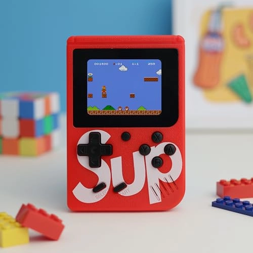 Retro Gaming Console - Built-in Classic Games 90s Style AV Output