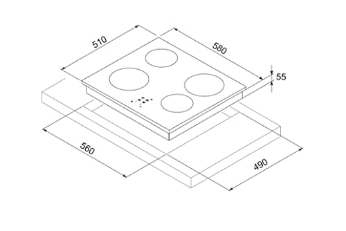 LMBH603VT Ceramic hob