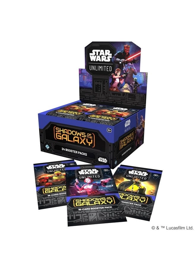 Star Wars Unlimited TCG Shadows of The Galaxy Booster Display - 24pcs