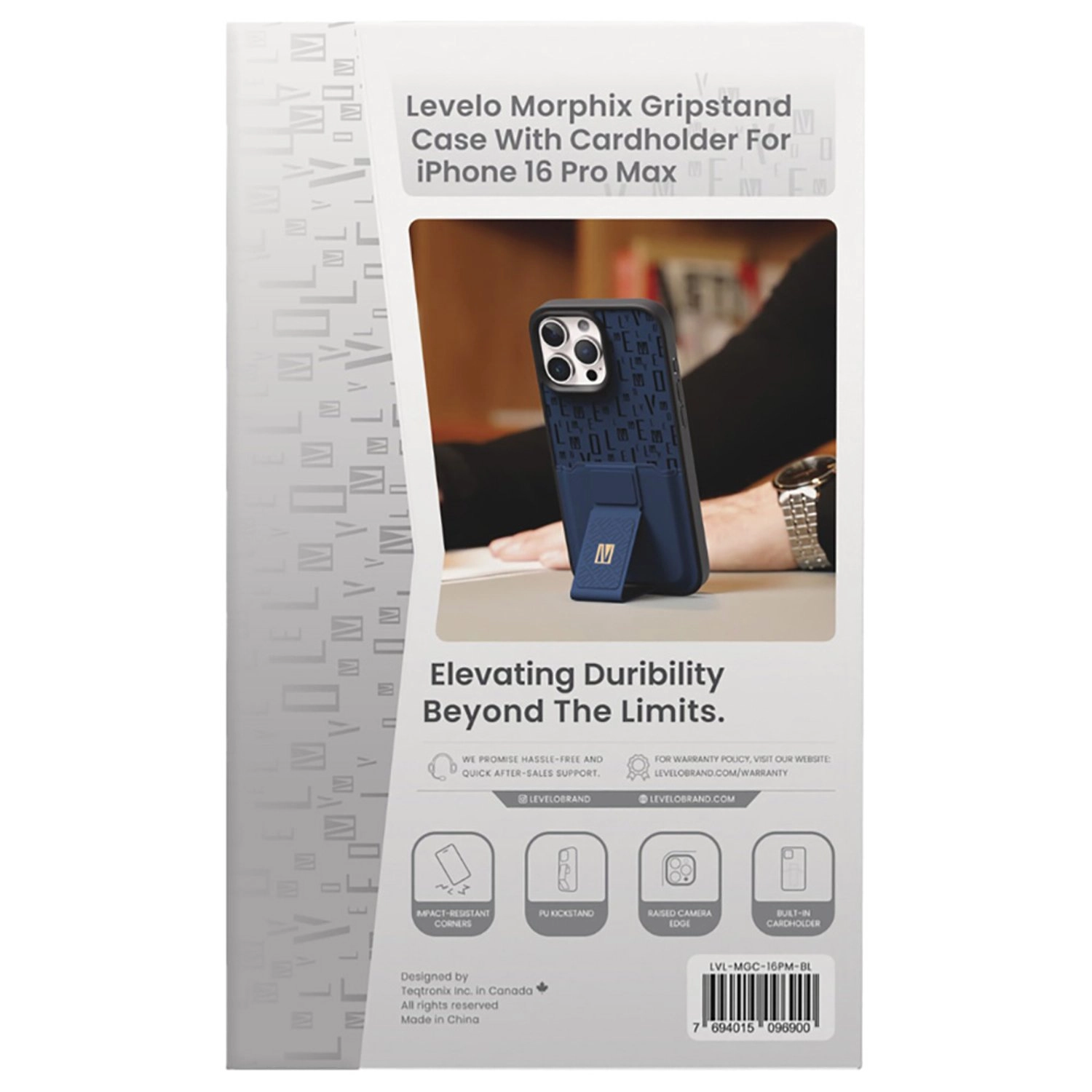 Morphix Cuero Gripstand Case for iPhone 16 Pro Max