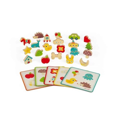 Memory Touch Recognition Game - 3+ 21 pieces