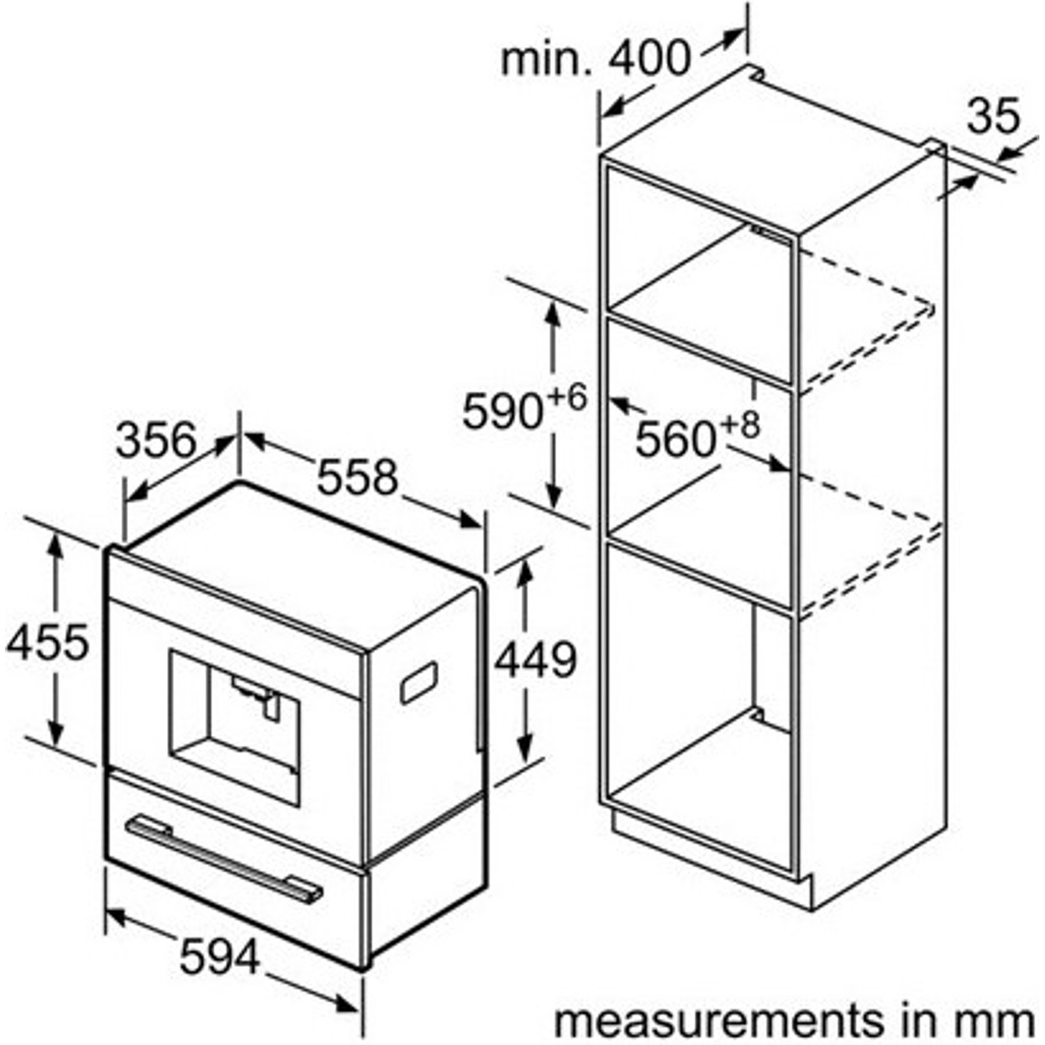 Built-In Fully-Automatic Coffee Machine CTL636ES1