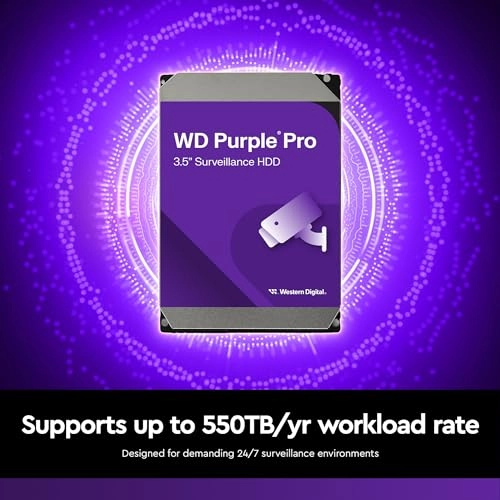 WD Purple Pro 3.5" 7200rpm 512MB SATA 6Gb/s (WD241PURP-SPCNJY0) - 24TB
