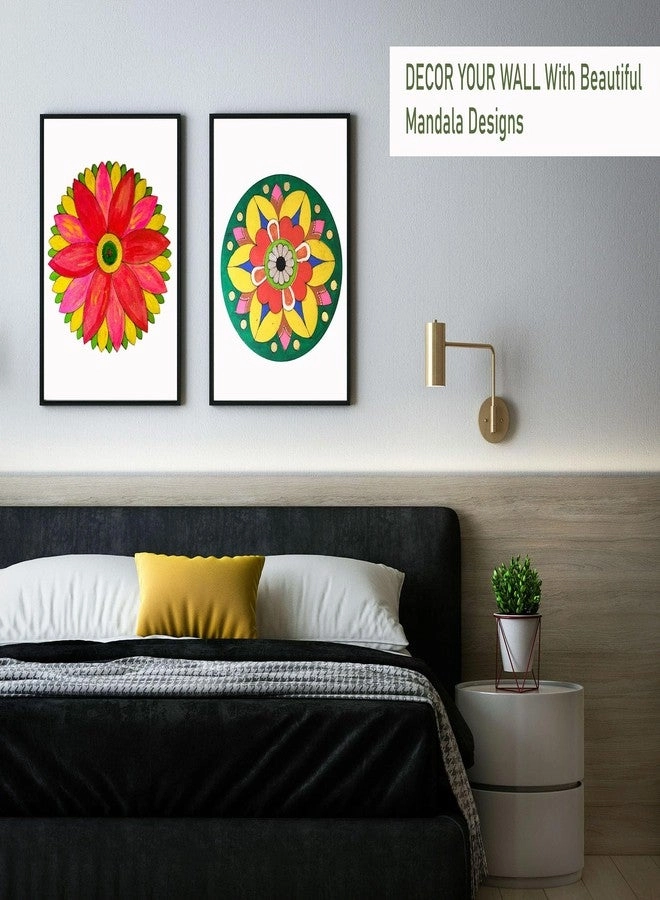 Mandala Craft Kit - Wall Décor 12 Shades Brushes